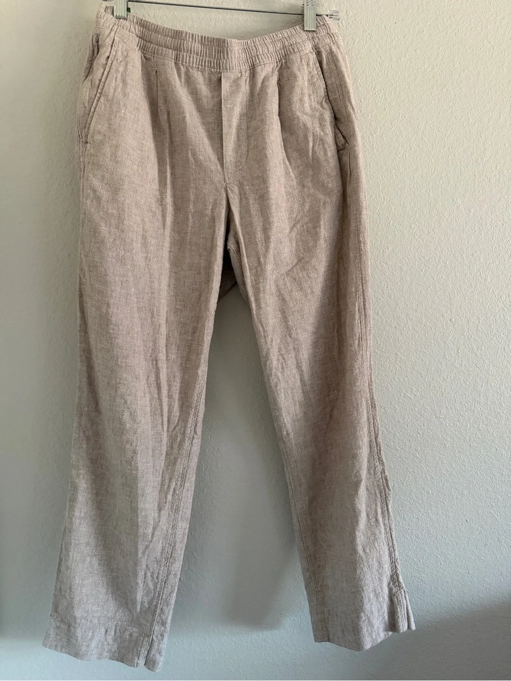 Abercrombie Fitch Linen Cotton Pants Men’s Small Cream Pull On